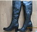 Изображение в Одежда и обувь Женская обувь Сапоги осенние,утепленные,нат.кожа,цвет черн,размер в Йошкар-Оле 8 000