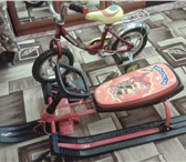 Фотография в Для детей Разное Продам дешево детский снегокат и велосипед, в Дзержинский 1 500