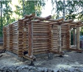 Foto в Строительство и ремонт Другие строительные услуги сруб бани 6 на 4 с двумя перегородками из в Новосибирске 260 000