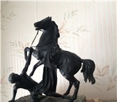 Фото в Мебель и интерьер Антиквариат, предметы искусства Антикварная скульптура «Упавший всадник» в Тольятти 30 000