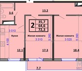 Фотография в Недвижимость Квартиры КВАРТИРА ОТ ПОДРЯДЧИКА ПО ЦЕНЕ НИЖЕ ЗАСТРОЙЩИКА в Краснодаре 2 865 000