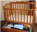 Изображение в Для детей Детская мебель Продаю детскую кроватку - качалку с матрацем в Саратове 5 000