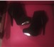 Фото в Одежда и обувь Женская обувь Полуботы и Лабутены черные, замшевые на платформе в Ярославле 550