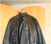 Foto в Одежда и обувь Мужская одежда Продаю кожаную куртку р-р 50-52 цвет черный в Рыбинске 2 000