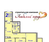 Foto в Недвижимость Квартиры 2-комнатная квартира улучшенной планировки в Ростове-на-Дону 2 100 000