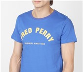 Изображение в Одежда и обувь Мужская одежда Футболка Fred Perry синего цветаНа груди в Москве 1 500