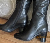 Фотография в Одежда и обувь Женская обувь Сапоги осенние,утепленные,нат.кожа,цвет черн,размер в Йошкар-Оле 8 000