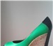 Фотография в Одежда и обувь Женская обувь Зеленые туфли на танкетке из натуральной в Москве 14 000