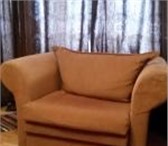 Фото в Мебель и интерьер Мягкая мебель Продается кресло-кровать цвет коричневый,текстиль,размеры в Москве 1 800