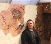 Foto в Строительство и ремонт Ремонт, отделка Роспись стен в оригинальной технике  (фактурная в Омске 2 500