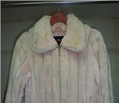 Foto в Одежда и обувь Женская одежда Куртка (кожа+кролик) нежно-розовая,  размер в Омске 3 000