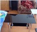 Foto в Мебель и интерьер Столы, кресла, стулья Продам стеклянный журнальный столик   черный в Братске 3 000