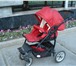 Foto в Для детей Детские коляски Коляска трансформер 3в1, цвет красный, б/у в Сыктывкаре 12 000