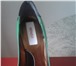 Foto в Одежда и обувь Женская обувь Зеленые туфли на танкетке из натуральной в Москве 14 000