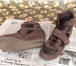 Foto в Одежда и обувь Женская обувь Ботинки женские, б.у., замшевые, светло-коричневого в Краснодаре 1 500