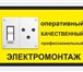 Изображение в Строительство и ремонт Ремонт, отделка ООО "ТИТАН" предлагает весь спектр электротехнических в Омске 1 000