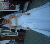 Фотография в Одежда и обувь Свадебные платья свадебное платье размер 42 44  белое с золотистыми в Уфе 5 500