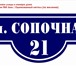 Изображение в Прочее,  разное Разное Табличка с указанием улицы и номера дома в Красноярске 700