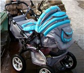 Foto в Для детей Детские коляски Коляска -трансформер ADAMEX X-Trail  серебристо-бирюзовая в Твери 4 250