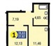 Фото в Недвижимость Новостройки Продам 1к. ЖК Танго - Калинина д.49а, д.1, в Москве 1 850 000
