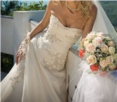 Фотография в Одежда и обувь Свадебные платья Продаю счастливое свадебное платье. Стильное, в Краснодаре 10 700