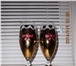 Foto в Мебель и интерьер Посуда Фужеры для шампанского (свадебные), рисунок в Тольятти 100