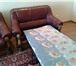Фото в Мебель и интерьер Мягкая мебель Диван и кресло. Кожа. В хорошем состоянии. в Ставрополе 15 000