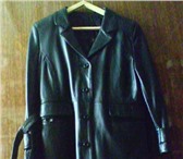 Foto в Одежда и обувь Женская одежда Продам пальто кожаное чёрное женское,  укороченное, в Москве 1 500