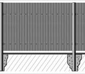Изображение в Строительство и ремонт Строительство домов Устанавливаем и продаем заборы из профлиста.В в Москве 1 580