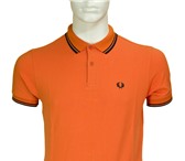 Фотография в Одежда и обувь Мужская одежда Оранжевое поло Fred Perry с черной окантовкойНа в Москве 2 000