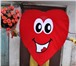 Фото в Развлечения и досуг Организация праздников Ростовая кукла плюшевое сердце поздравил в Кемерово 0
