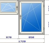 Фотография в Строительство и ремонт Двери, окна, балконы Двухстворчатое окно в домах серии 600.11 в Санкт-Петербурге 13 500