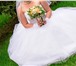 Foto в Одежда и обувь Свадебные платья Продам пышное белое свадебное платье с корсетом в Саратове 9 000