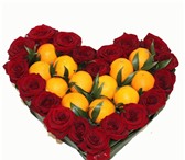 Foto в Прочее,  разное Разное Романтичный подарок, розы и мандарины в форме в Санкт-Петербурге 3 245