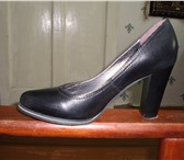 Фотография в Одежда и обувь Женская обувь Размер 37, материал – черная кожа, каблук в Ульяновске 1 000