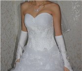 Изображение в Одежда и обувь Свадебные платья Платье в отличном состоянии, после хим чистки. в Красноярске 10 000