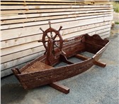 Фото в Для детей Детские игрушки Лодка деревянная декоративная, состаренная, в Санкт-Петербурге 25 000