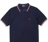 Изображение в Одежда и обувь Мужская одежда Поло Fred Perry темно-синего цветаНа рукавах в Москве 2 000