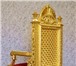 Фотография в Мебель и интерьер Мягкая мебель Трон Маргарита,покрыт сусальным золотом,авторская в Самаре 520 000
