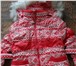 Foto в Для детей Детская одежда Красное пальто с белым орнаментом на девочку.Фирма: в Москве 2 200