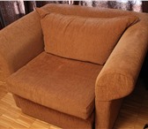 Фотография в Мебель и интерьер Мягкая мебель Кресло-кровать икеа.Цвет коричневый. Материал-текстиль.Размеры в Москве 1 000