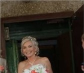 Фотография в Одежда и обувь Свадебные платья Цвет шампанского. Юбка короткая,  со шлейфом, в Перми 20 000