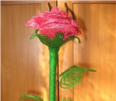 Изображение в Мебель и интерьер Другие предметы интерьера Роза из бисера ручной работы. Цветок в диаметре в Саратове 1 800
