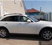 Инфинити FX 35, цвет белый перламутр, светлый кожаный салон, 2003 г, в, , двигатель 3, 5 см3, 11119   фото в Уфе