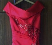 Фотография в Одежда и обувь Женская одежда Продаю красивое красное платье. Одевала его в Бийске 3 500