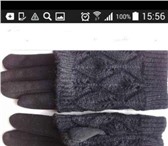 Фото в Одежда и обувь Аксессуары Перчатки новые женские чёрные короткие зимние в Москве 1 000