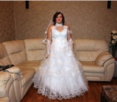 Фотография в Одежда и обувь Свадебные платья Продам красивое свадебное платье, цвет белоснежный, в Якутске 25 000